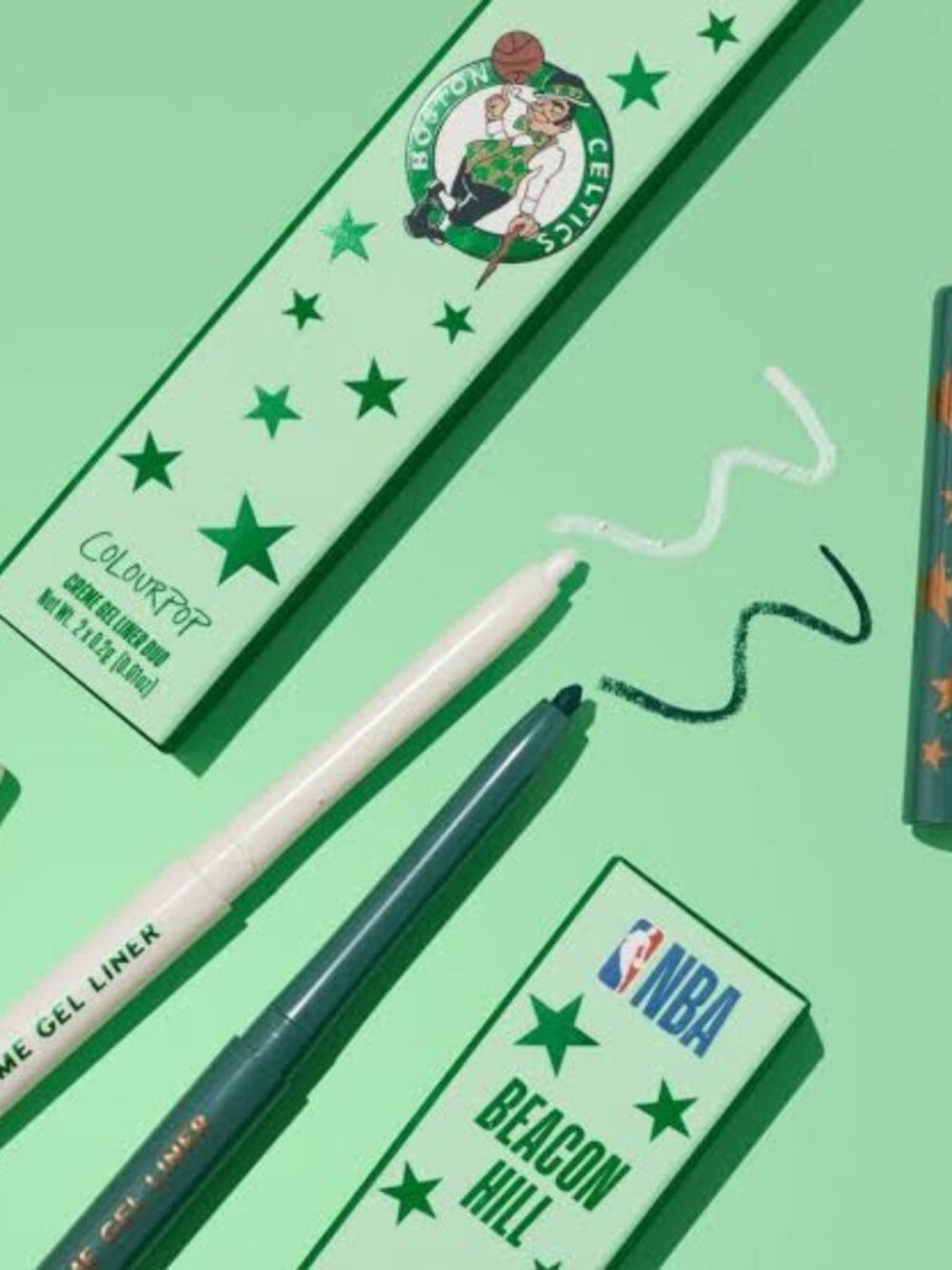 NEW *VAULTED* Colourpop x NBA Boston Celtics creme gel eyeliner duo